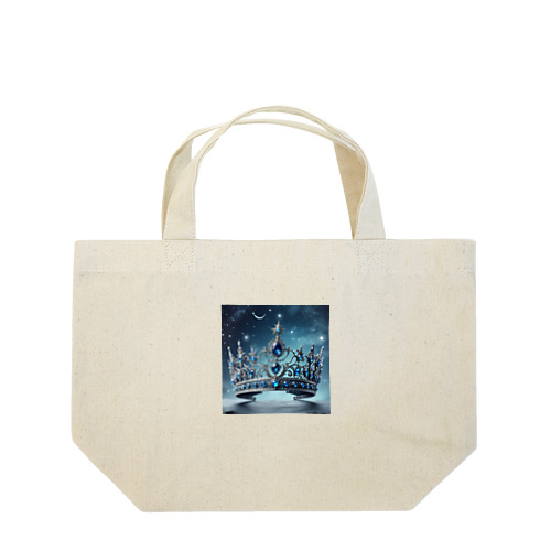ブルーの幻想的なティアラ Lunch Tote Bag