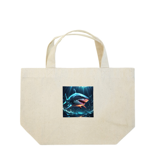 強そうなサメ Lunch Tote Bag