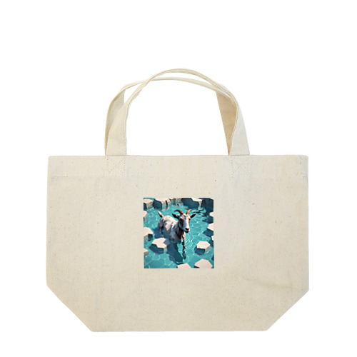 Water goat 2 Lunch Tote Bag