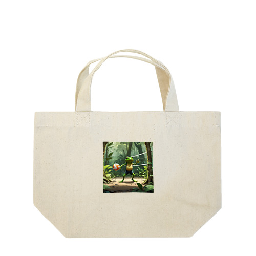 バスケットカエル Lunch Tote Bag