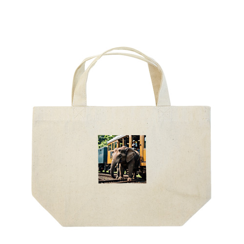 汽車と象 Lunch Tote Bag