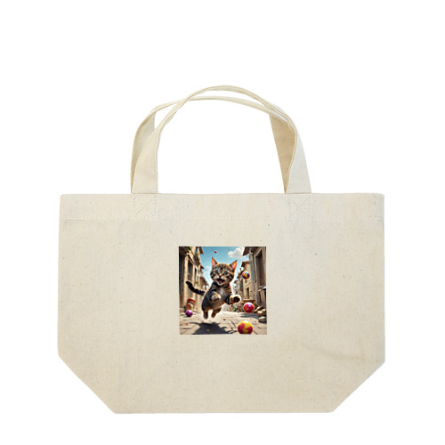 遊ぶ子猫 Lunch Tote Bag