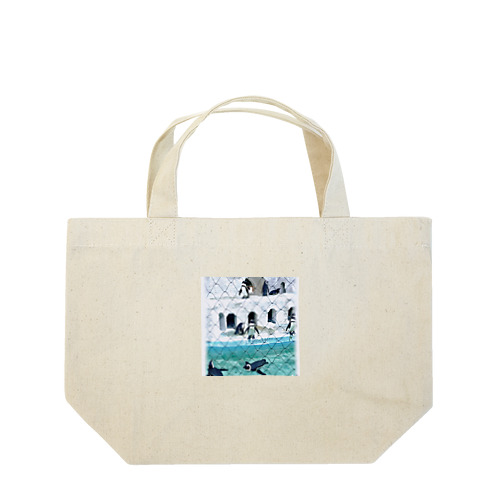 可愛いペンギン Lunch Tote Bag