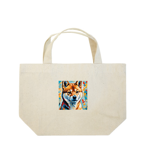 柴犬の幾何学 Lunch Tote Bag