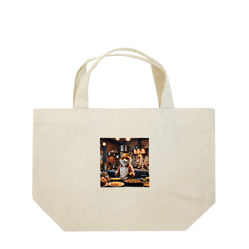 コックきつねさん Lunch Tote Bag