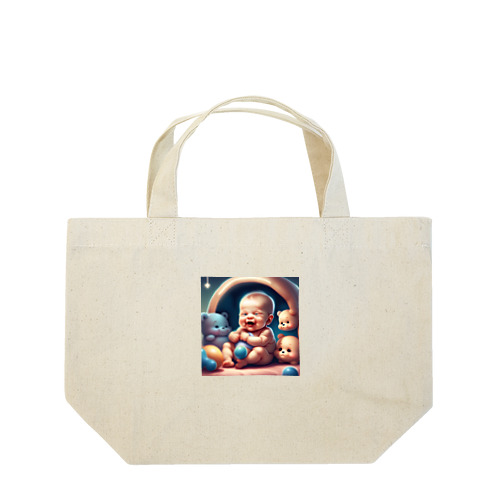 ぷくぷく赤ちゃん Lunch Tote Bag