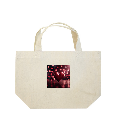 ハートデザイン Lunch Tote Bag