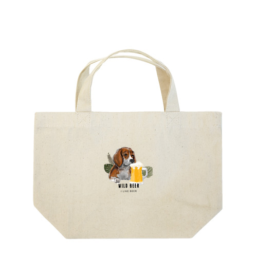 ビール好きのビーグルさん Lunch Tote Bag