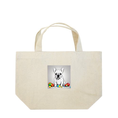 いたずら好きなフレンチブルドッグ Lunch Tote Bag