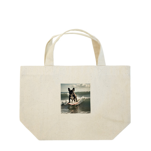 波乗りフレンチブルドッグ Lunch Tote Bag