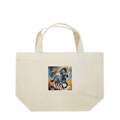 神秘なシマウマ Lunch Tote Bag