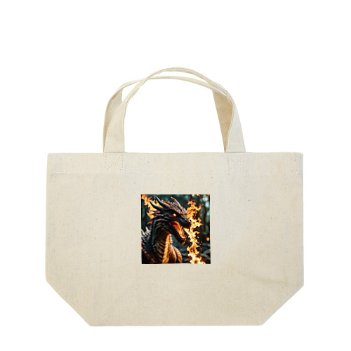 炎のドラゴン Lunch Tote Bag