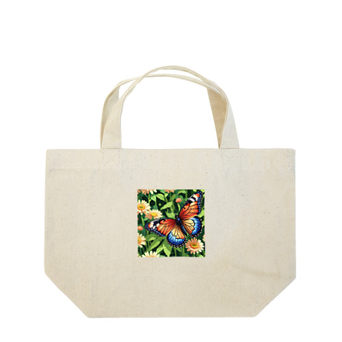 蜜を吸っている蝶の吻 Lunch Tote Bag