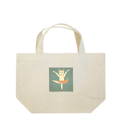 バレリーナ猫のリララちゃん Lunch Tote Bag