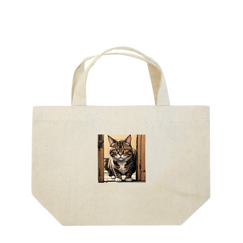覗き猫ちゃん Lunch Tote Bag