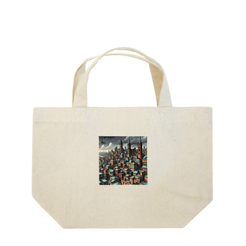 薄暗い街 Lunch Tote Bag