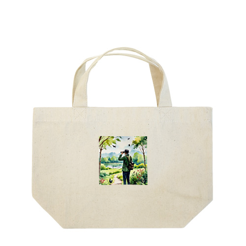 未知の冒険への第一歩を踏み出す！ Lunch Tote Bag