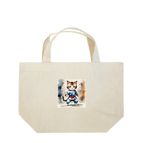 さぁ！かかってこいニャ Lunch Tote Bag