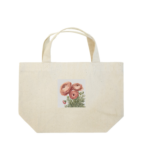 ピンクのラナンキュラス Lunch Tote Bag