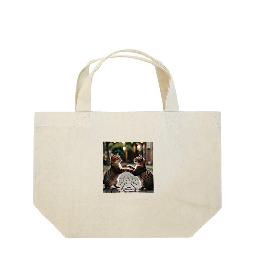 ダンスバトル！猫たちの舞踏会 Lunch Tote Bag