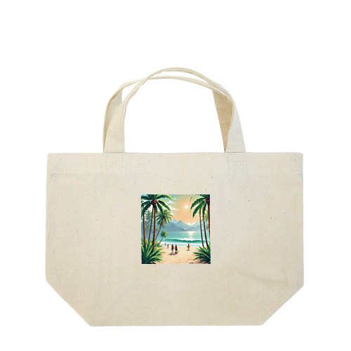 Palm Breeze Bliss Lunch Tote Bag