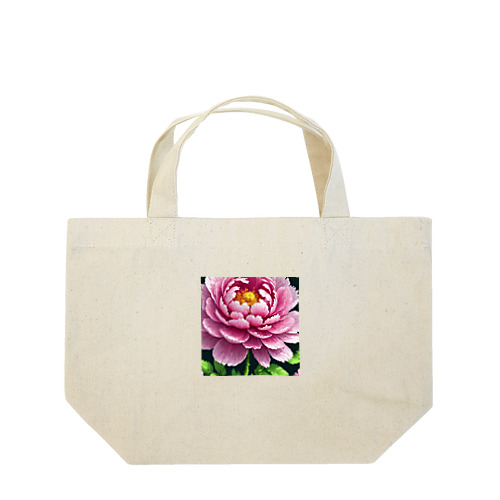 ピクセルアートの5月_芍薬 Lunch Tote Bag