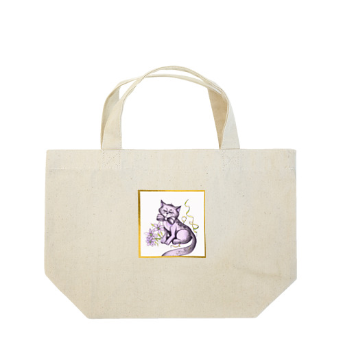 すました猫 Lunch Tote Bag