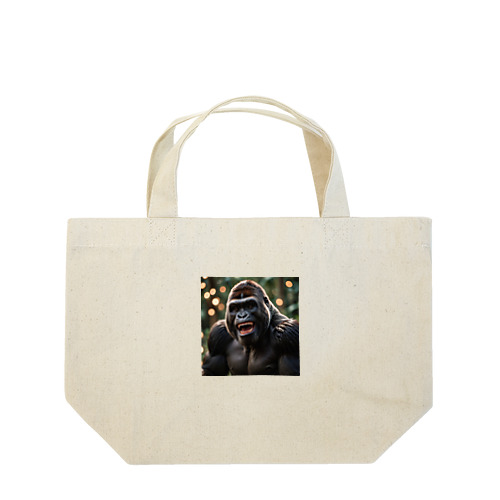 喜んでいるゴリラ Lunch Tote Bag