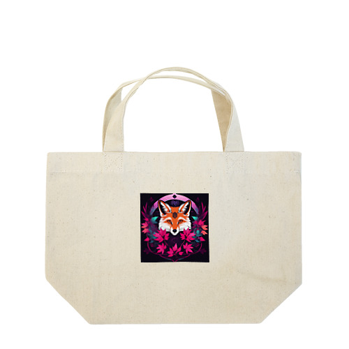 狐と紋様 Lunch Tote Bag