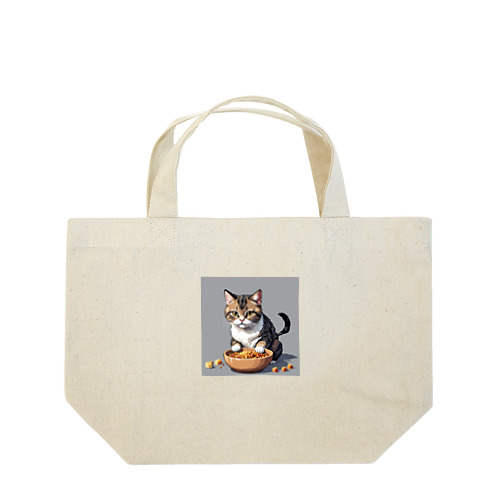 子猫とご飯 Lunch Tote Bag