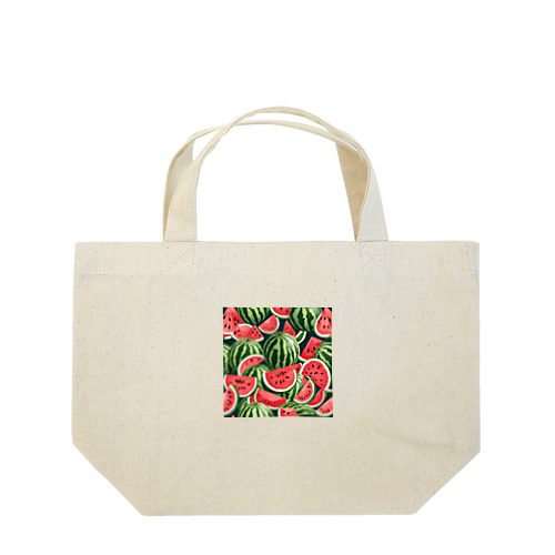 スイカシリーズ　スイカいっぱい Lunch Tote Bag