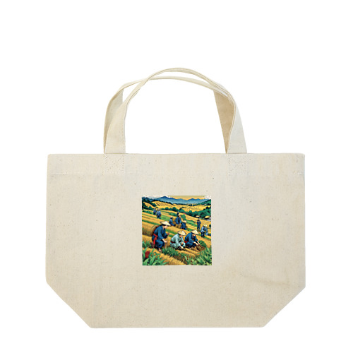 浮世絵シリーズイラスト　農民 Lunch Tote Bag
