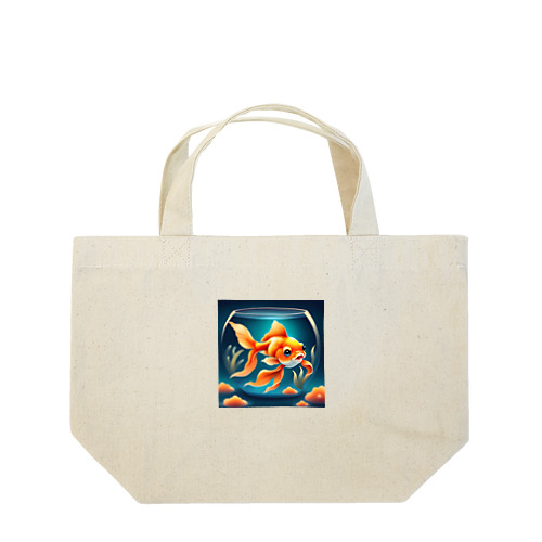 金魚鉢の金魚 Lunch Tote Bag