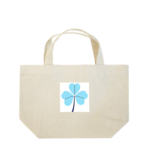 青いクローバー Lunch Tote Bag