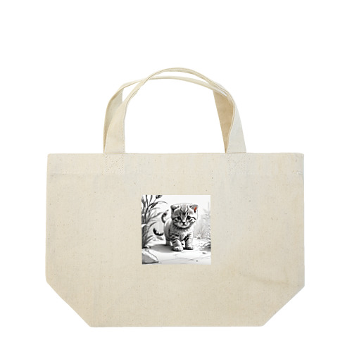 子猫の散歩 Lunch Tote Bag