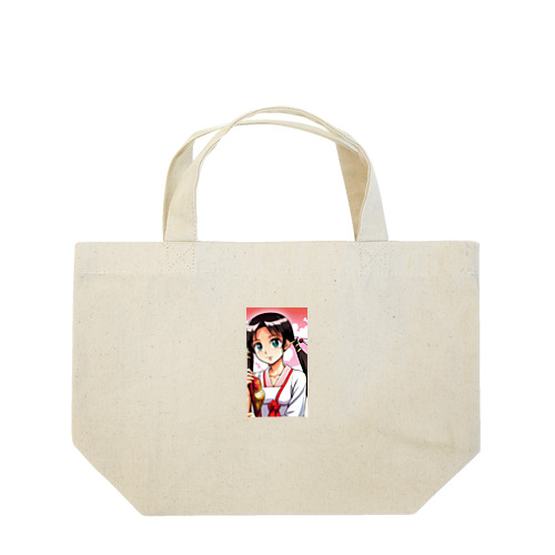 japanese girl Lunch Tote Bag