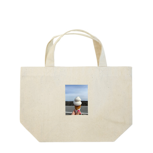 もうすぐ夏だよアイスくん Lunch Tote Bag