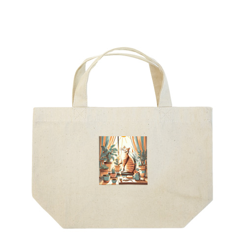 猫 Lunch Tote Bag