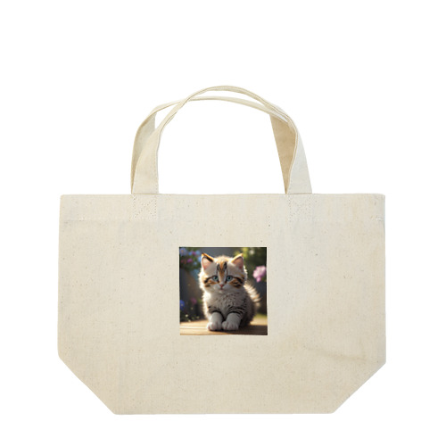 愛くるしい猫目線 Lunch Tote Bag