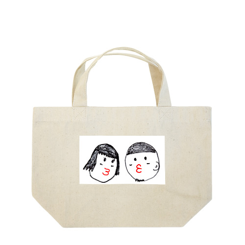 しゅむしゅむ君としゅむしゅむちゃん Lunch Tote Bag