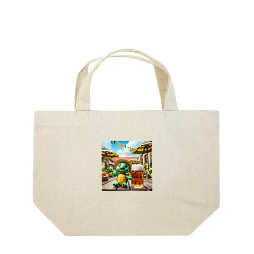 かめっちビアガーデンへ行く Lunch Tote Bag