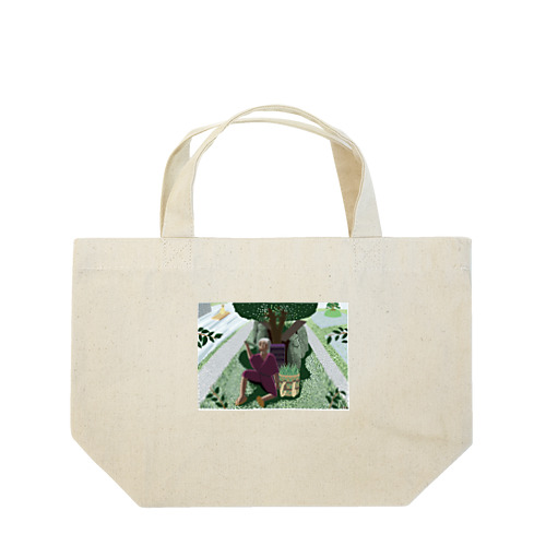百姓と地蔵 Lunch Tote Bag