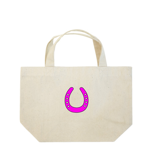 馬蹄（ホースシュー）Pink Lunch Tote Bag