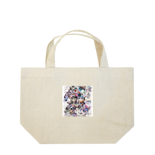 桜カラーの幸せデザイン Lunch Tote Bag