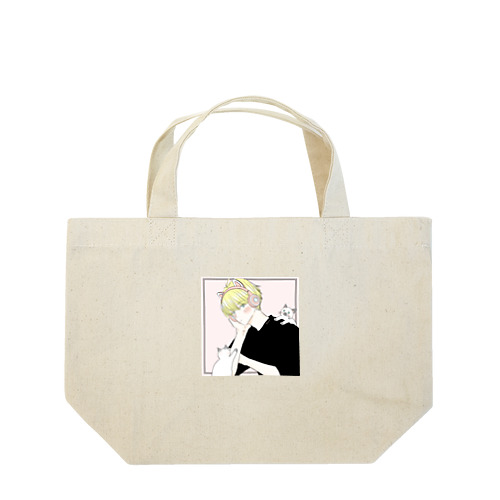 猫耳ヘッドホン🎧男子 Lunch Tote Bag