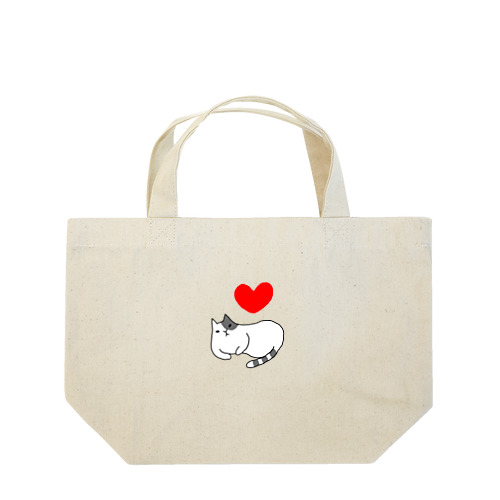 l  love ねこ Lunch Tote Bag