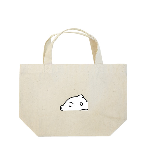 だれてる白い生き物 Lunch Tote Bag