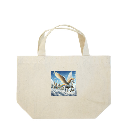 幻想的なペガサス Lunch Tote Bag