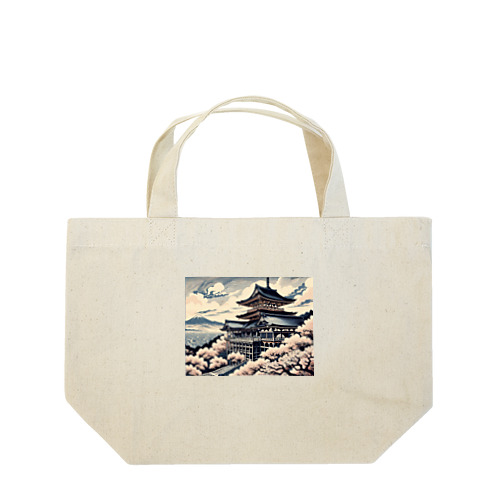 清水寺　世界遺産　絵画 Lunch Tote Bag