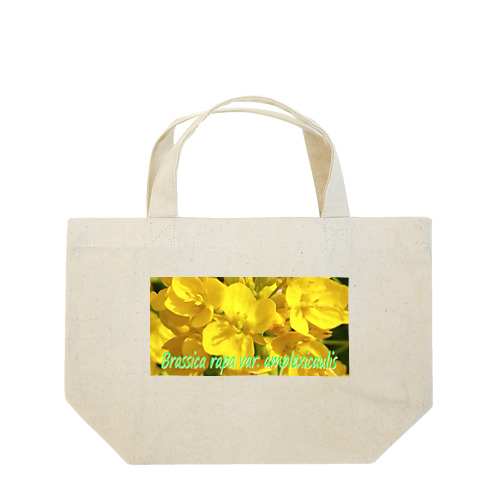 菜の花　【啓蟄】　Brassica rapa var. amplexicaulis Lunch Tote Bag